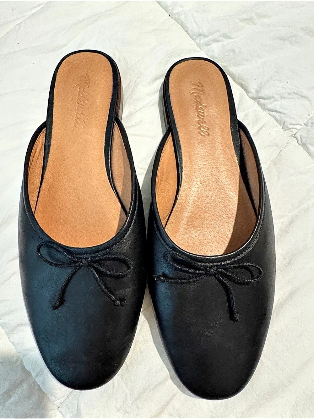 Madewell Black Ballet  Mules